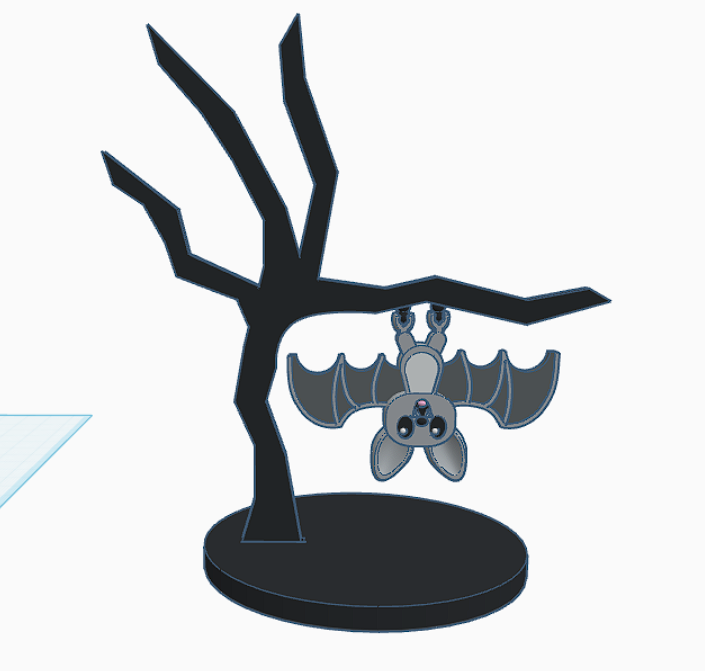 Halloween Bat Digital file 3D Model