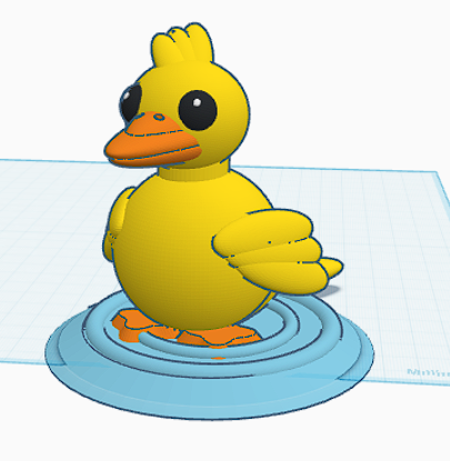 Puddle Duck Digital File 3D model