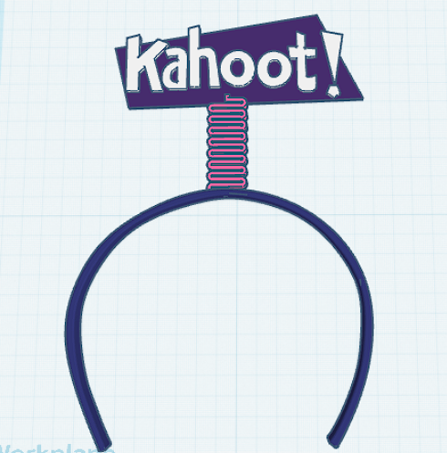 Kahoot! Headband Bopper  Digital file 3D Model